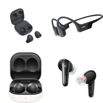 Case Pack – 13 Pcs – In Ear Headphones – Customer Returns – Samsung, Shokz, Soundcore, JBL