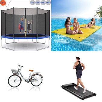 Pallet – 12 Pcs – Unsorted, Exercise & Fitness, Camping & Hiking, Vehicles – Customer Returns – Vecukty, SSPHPPLIE, HALLOLURE, Seizeen