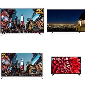 6 Pcs – LED/LCD TVs – Refurbished (GRADE A, GRADE B) – RCA, LG, HISENSE