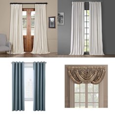 CLEARANCE! Pallet - 242 Pcs - Curtains & Window Coverings - Mixed Conditions - Eclipse, Fieldcrest, Sun Zero, Curtainworks