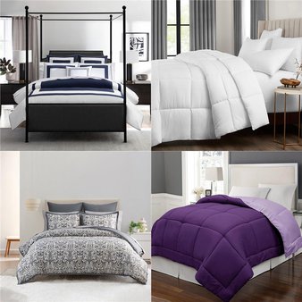 Pallet – 21 Pcs – Comforters and Duvets – Like New – Private Label Home Goods, Fieldcrest, Comfort Classics, Home Collection