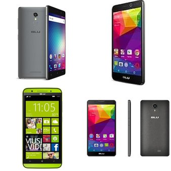 11 Pcs – Blu Smartphones – Refurbished (GRADE A, GRADE B) – Models: Studio X5 S390U, Studio-X6, D790L, S0211UUBLK