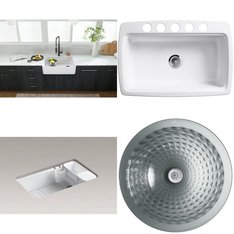 Pallet - 15 Pcs - Kitchen & Bath Fixtures, Hardware - Customer Returns - Kohler, Blanco, LINCOLN PRODUCTS, ProFlo