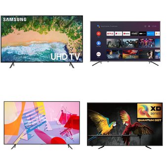 5 Pcs – LED/LCD TVs – Refurbished (GRADE A) – Samsung, HISENSE, SHARP, RCA