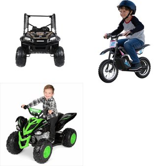 Pallet – 5 Pcs – Vehicles, Outdoor Sports – Customer Returns – Razor, YAMAHA, Realtree