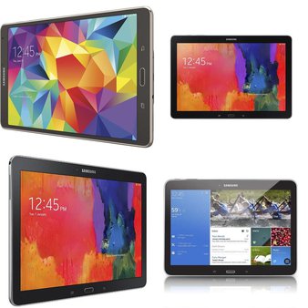 13 Pcs – Samsung Galaxy Tablets – Refurbished (GRADE C) – Models: SM-T113NDWAXAR, SM-T537A, T350NZASXAR, SM-T520NZWAXAR