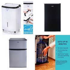 Pallet - 6 Pcs - Bar Refrigerators & Water Coolers, Refrigerators, Humidifiers / De-Humidifiers - Customer Returns - Galanz, Primo, Honeywell