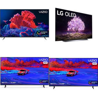 36 Pcs – LED/LCD TVs – Refurbished (GRADE A, GRADE B) – VIZIO, LG, Samsung, Sony