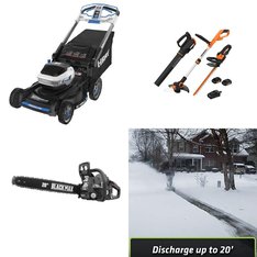 Pallet - 16 Pcs - Trimmers & Edgers, Leaf Blowers & Vaccums, Snow Removal, Hedge Clippers & Chainsaws - Customer Returns - Hart, Hyper Tough, Black Max, Worx