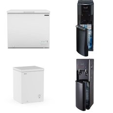 Pallet - 12 Pcs - Bar Refrigerators & Water Coolers, Freezers, Refrigerators - Customer Returns - Primo Water, Great Value, HISENSE, Primo