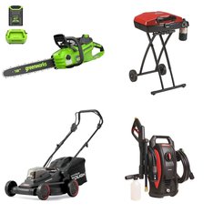 Pallet – 11 Pcs – Mowers, Trimmers & Edgers, Pressure Washers, Camping & Hiking – Customer Returns – Hyper Tough, The Coleman Company, Inc., Ozark Trail, GreenWorks