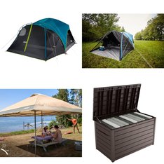 Pallet - 7 Pcs - Camping & Hiking, Patio & Outdoor Lighting / Decor, Patio - Customer Returns - Keter, Coleman