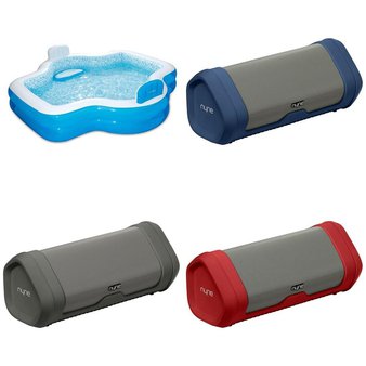 Pallet – 71 Pcs – Pools & Water Fun, Portable Speakers, Water Guns & Foam Blasters – Customer Returns – Summer Waves, Nyne Vibe, Water Sports