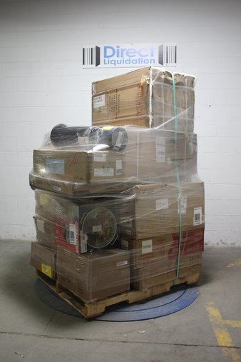 Truckload – 25 Pallets – 371 Pcs – Luggage, Vacuums, Hardware, Unsorted – Untested Customer Returns – Walmart
