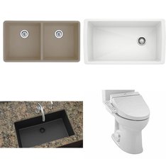 Pallet - 10 Pcs - Kitchen & Bath Fixtures, Hardware, Office Supplies - Customer Returns - Kohler, Blanco, Toto, TOTO USA