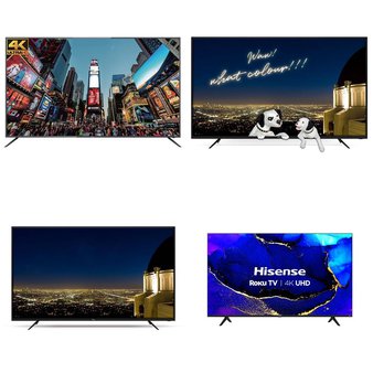 5 Pcs – LED/LCD TVs – Refurbished (GRADE A) – RCA, HISENSE