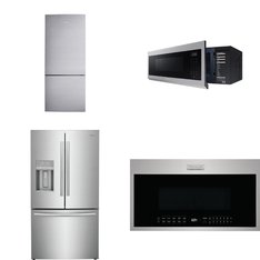 4 Pcs - Refrigerators - New - Samsung, Frigidaire