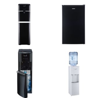 Pallet – 8 Pcs – Bar Refrigerators & Water Coolers, Freezers, Refrigerators – Customer Returns – Primo Water, HISENSE, Galanz