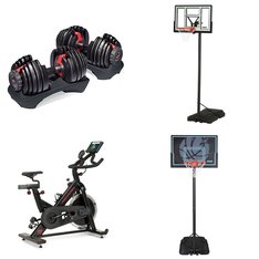 CLEARANCE! Pallet - 6 Pcs - Outdoor Sports, Exercise & Fitness - Customer Returns - LIFETIME PRODUCTS, Little Tikes, Bowflex, Lifetime