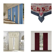 3 Pallets - 666 Pcs - Curtains & Window Coverings, Decor, Bath, Sheets, Pillowcases & Bed Skirts - Like New or New Customer Returns - JC Penney