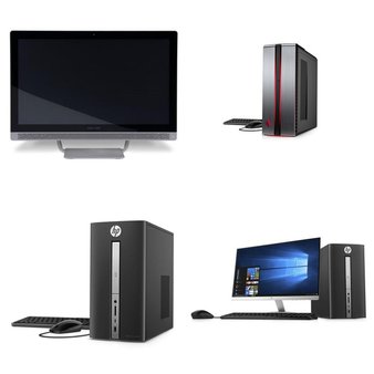 33 Pcs – Desktop Computers – Refurbished (GRADE C) – HP, DELL