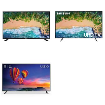 6 Pcs – LED/LCD TVs (46″ – 55″) – Refurbished (GRADE A) – Samsung, VIZIO