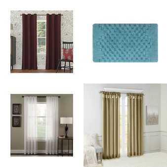 Pallet – 204 Pcs – Curtains & Window Coverings, Jeans, Pants & Shorts, Underwear, Intimates, Sleepwear & Socks, Decor – Mixed Conditions – Sun Zero, French Toast, Columbia, Unmanifested Bedding