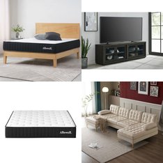 Pallet - 7 Pcs - Mattresses, TV Stands, Wall Mounts & Entertainment Centers, Living Room, Covers, Mattress Pads & Toppers - Overstock - Allswell, Better Homes & Gardens