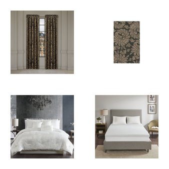 6 Pallets – 1310 Pcs – Curtains & Window Coverings, Decor, Bath, Sheets, Pillowcases & Bed Skirts – Like New or New Customer Returns – JC Penney