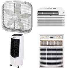 6 Pallets - 63 Pcs - Air Conditioners - Mixed Conditions - LG, Honeywell, Keystone, Lasko Metal Products Inc