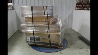 3 Pallets – 26 Pcs – New TV Stands, Wall Mounts & Entertainment Centers, Office, Bedroom – New and New Damaged Box – Walmart