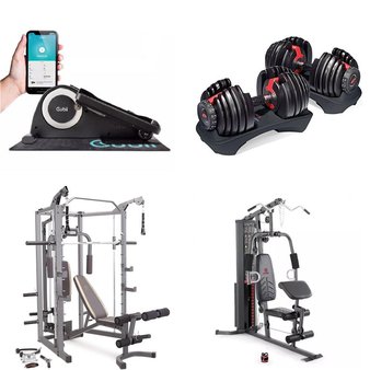 Pallet – 18 Pcs – Exercise & Fitness – Customer Returns – Cubii, Marcy, Bowflex