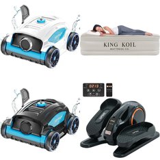 Pallet - 21 Pcs - Mattresses, Pools & Water Fun, Camping & Hiking, Vacuums - Customer Returns - Wybot, Idoo, King Koil, BAOKALER