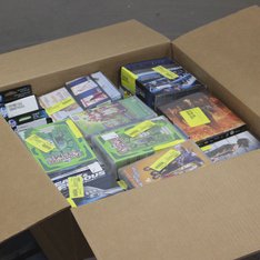 1 Parcel Box - 85 Pcs - Ink, Toner, Accessories & Supplies, DVD Discs, Cases - NEW/SEALED Products - Walmart