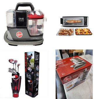CLEARANCE! Pallet – 41 Pcs – Vacuums, Heaters, Humidifiers / De-Humidifiers, Kitchen & Dining – Overstock – Bissell, Midea, Tzumi, Keurig