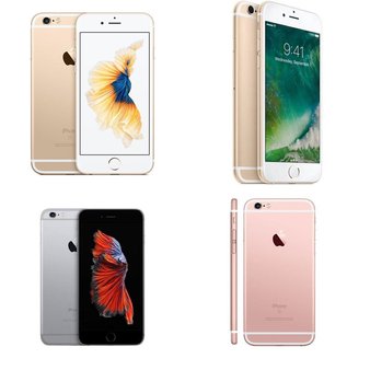 6 Pcs – Apple iPhone 6S – Refurbished (GRADE A – Unlocked) – Models: 3A510LL/A, MN1E2LL/A, MKQ82LL/A, MKRJ2LL/A