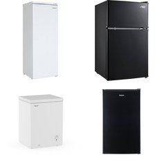 Pallet - 8 Pcs - Refrigerators, Freezers - Customer Returns - Galanz, Arctic King, HISENSE, RCA