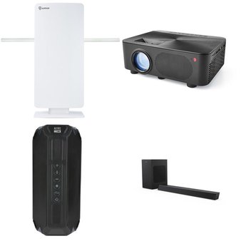 Pallet – 37 Pcs – Portable Speakers, Accessories, Projector, Speakers – Customer Returns – Antop, Altec Lansing, onn., Philips