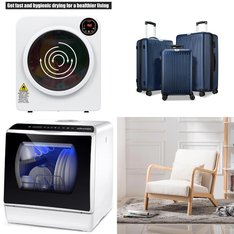Pallet - 13 Pcs - Luggage, Bedroom, Unsorted, Fans - Customer Returns - Travelhouse, QFTIME, Suitour, Teng Chang