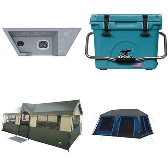Pallet – 21 Pcs – Camping & Hiking – Customer Returns – Ozark Trail, Coleman, Starlink, Slumberjack