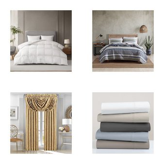 3 Pallets – 435 Pcs – Curtains & Window Coverings, Rugs & Mats, Sheets, Pillowcases & Bed Skirts, Bedding Sets – Like New or New Customer Returns – JC Penney