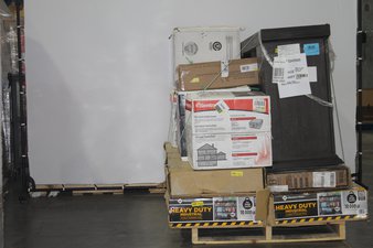 4 Pallets – 57 Pcs – Safes, Camping & Hiking, Firearms, Kitchen & Bath Fixtures – Untested Customer Returns – Walmart