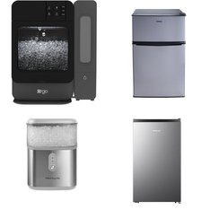 Pallet - 8 Pcs - Ice Makers, Bar Refrigerators & Water Coolers, Humidifiers / De-Humidifiers - Customer Returns - Frigidaire, Galanz, HoMedics, HISENSE