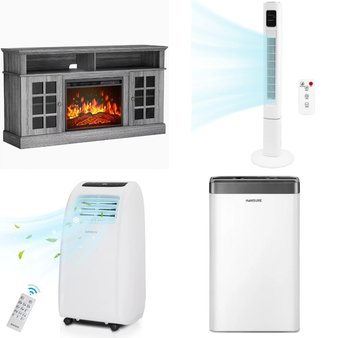 Pallet – 11 Pcs – Luggage, Fans, Humidifiers / De-Humidifiers, Unsorted – Customer Returns – Zimtown, R.W.Flame, CHITOOMA, Dreo