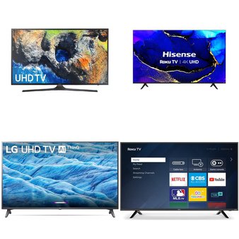 7 Pcs – LED/LCD TVs – Refurbished (GRADE B) – Samsung, RCA, Sanyo, LG