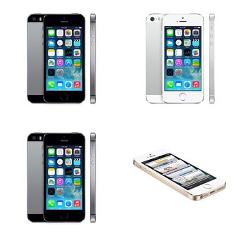 5 Pcs – Apple iPhone 5S – Refurbished (GRADE A – Unlocked) – Models: – Smartphones