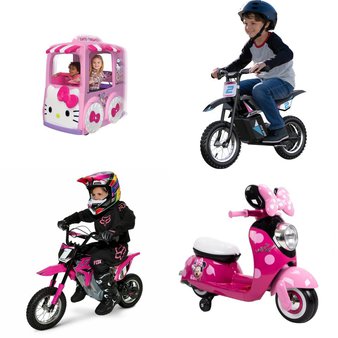 Pallet – 5 Pcs – Vehicles – Customer Returns – Hello Kitty, Huffy, Realtree, Hyper Bicycles