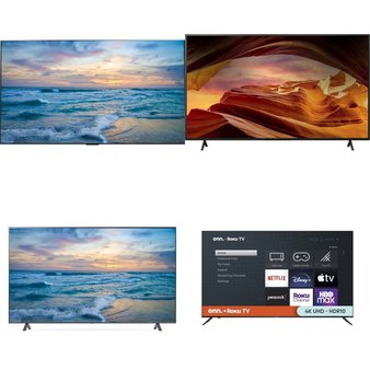 3 Pallets – 21 Pcs – LED/LCD TVs – Refurbished (GRADE A, GRADE B) – Onn, TCL, LG, VIZIO