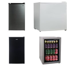 Pallet - 5 Pcs - Refrigerators, Bar Refrigerators & Water Coolers - Customer Returns - Arctic King, Frigidaire, Galanz