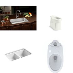 Pallet - 14 Pcs - Hardware, Kitchen & Bath Fixtures, Books - Customer Returns - Kohler, LINCOLN PRODUCTS, Toto, TOTO USA